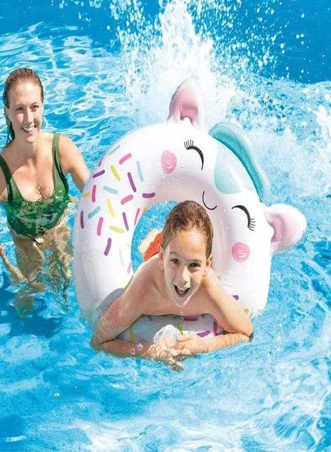 OANGO Swimming Tube Inflatable Fancy Swim Ring 60cm Party Pools Swim Plastic Air Rings for Kids Size - 24''inch - Image 4