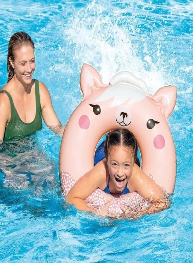 OANGO Swimming Tube Inflatable Fancy Swim Ring 60cm Party Pools Swim Plastic Air Rings for Kids Size - 24''inch - Image 5