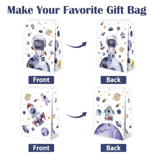 BQK 24Pcs Space Goodie Bags for Party Favors, Gift, and Birthday Decorations - Party Supplies - Image 4