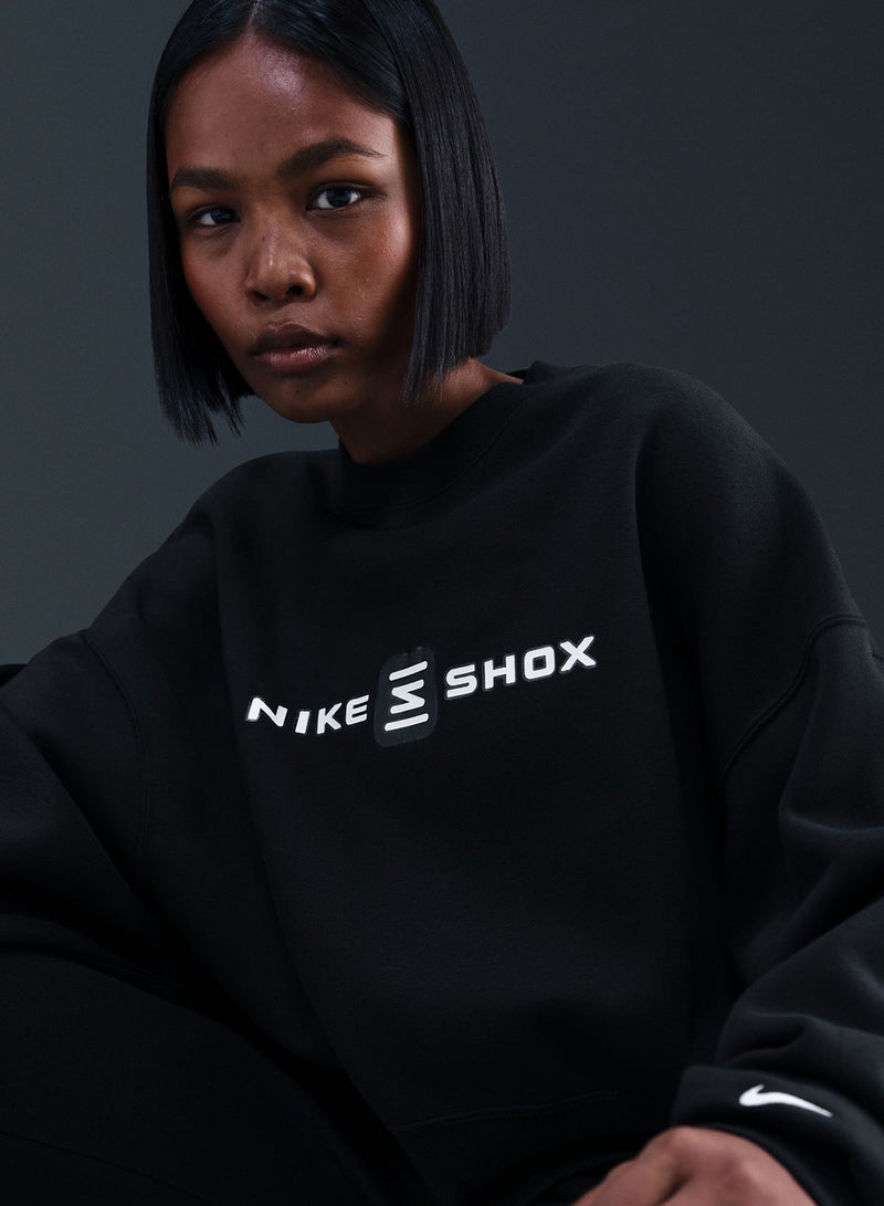 Nike Shox Phoenix Fleece Crewneck Sweatshirt - Image 5