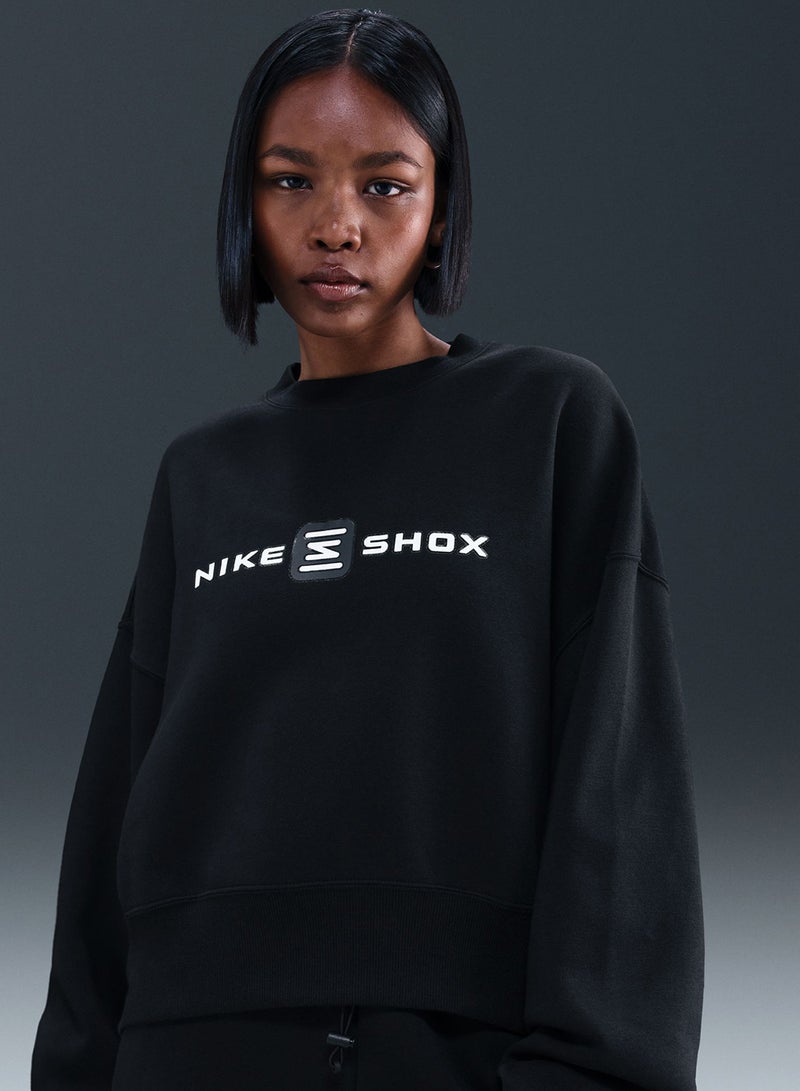 Nike Shox Phoenix Fleece Crewneck Sweatshirt - Image 3