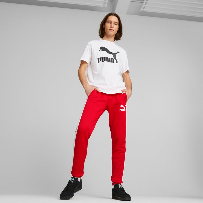 PUMA Iconic T7 Mens Red Track Pants - Image 3
