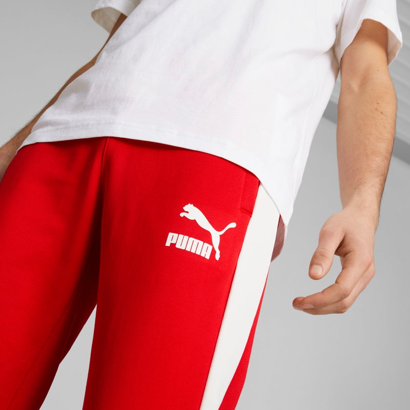 PUMA Iconic T7 Mens Red Track Pants - Image 5