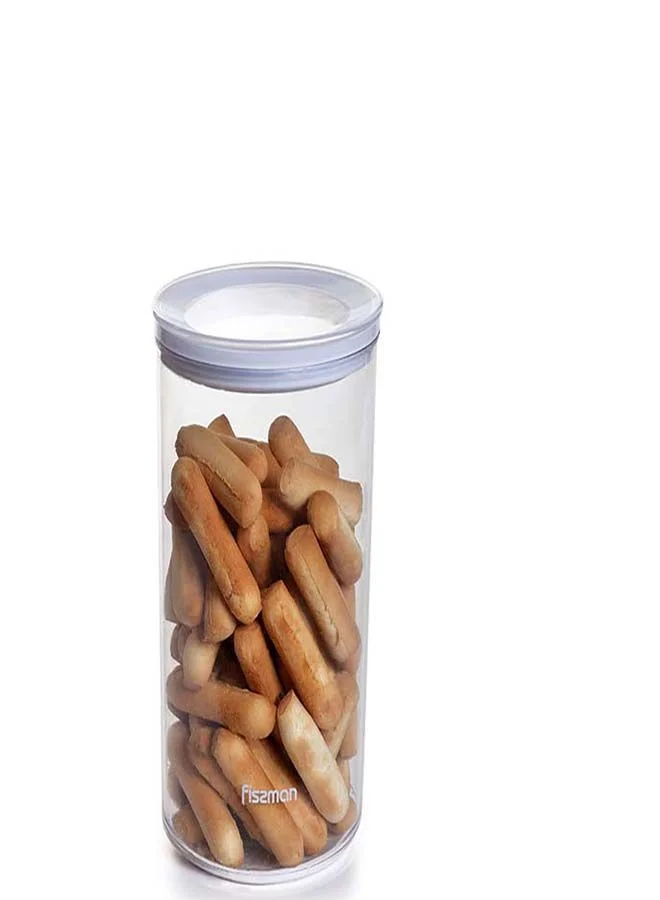 فيسمان Round Food Storage Container 10x17cm/1.0 L (Plastic)