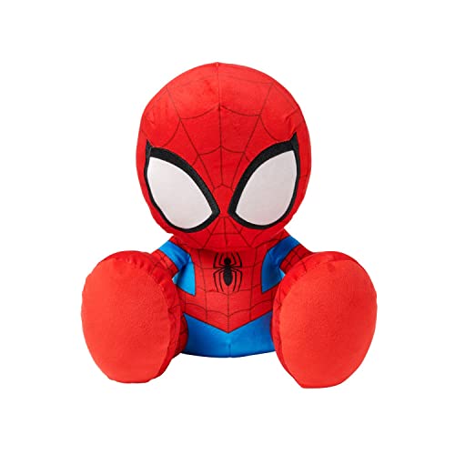 Disney Store Official SpiderMan Big Feet Plush Spiderman Plush with Embroidered Features Print Costume Details Soft Fill Oversized Feet 11 Marvel Plushie - Image 1