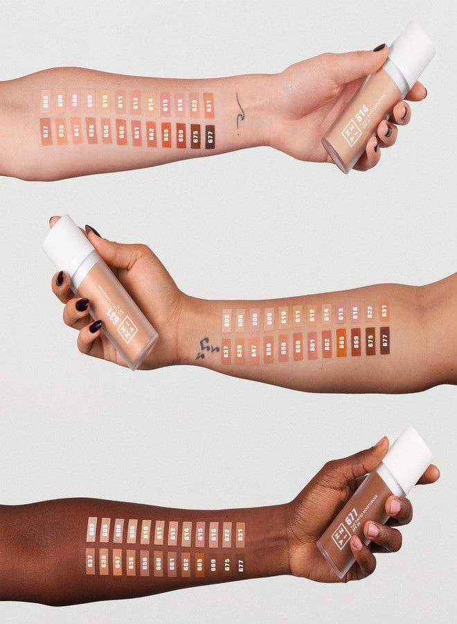 3إنا كريم أساس 3 في 1 من ثري إن إيه 662 - تركيبة نباتية - مزيج من البرايمر، والكونسيلر، وكريم الأساس - تغطية متوسطة - لمسة نهائية طبيعية - مثالي لإخفاء الخطوط والعيوب - يدوم طويلاً - 30 مل - Image 4