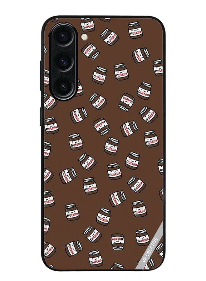 VR CREATIVE Protective Case Cover For Samsung Galaxy S23 Nutella Design Multicolour - Image 1