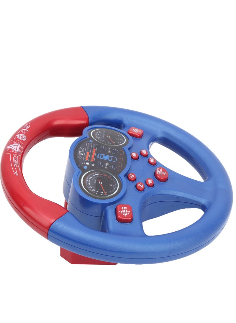 Velaurs Children's toy simulation car steering wheel with music  - Image 2