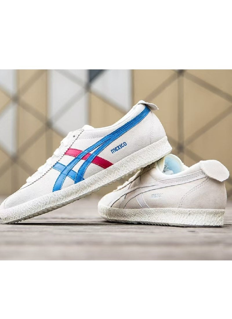 Delegation Casual Colorblock Sneakers Beige/Blue/Red