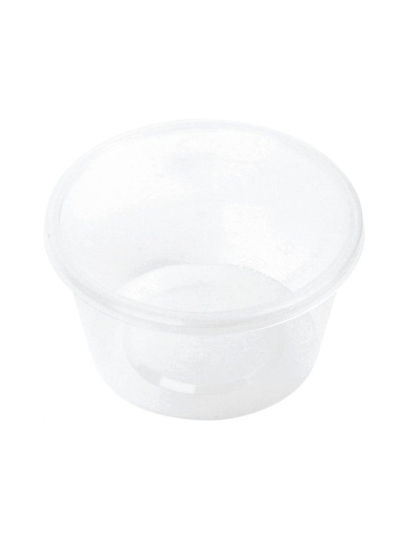Khaleej Pack - Disposable Container With Lids Bowls For Food  Microwave Plastic Freezer Soup Pint Deli Round Containers 450 ml 10 PCS Kitchen Containers Storage Box Khaleej Pack - Image 1
