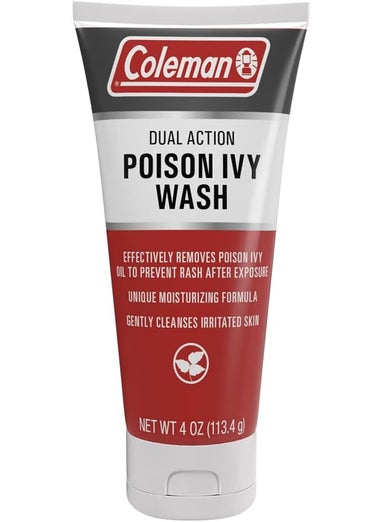 Coleman Coleman Poison Ivy Wash - Removes Irritants, Moisturizes Skin for Relief from Poison Ivy, Oak, Sumac, 4oz 
