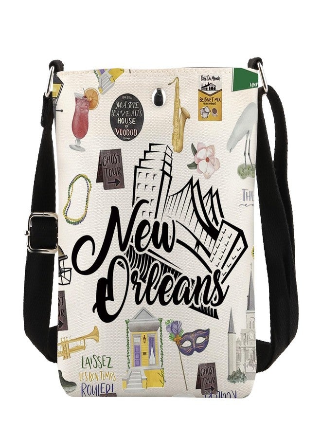 MAOFAED New Orleans Gift, New Orleans Crossbody Bag for Women, New Orleans Travel Gift, New Orleans Souvenir (new orleanXK) - Image 1