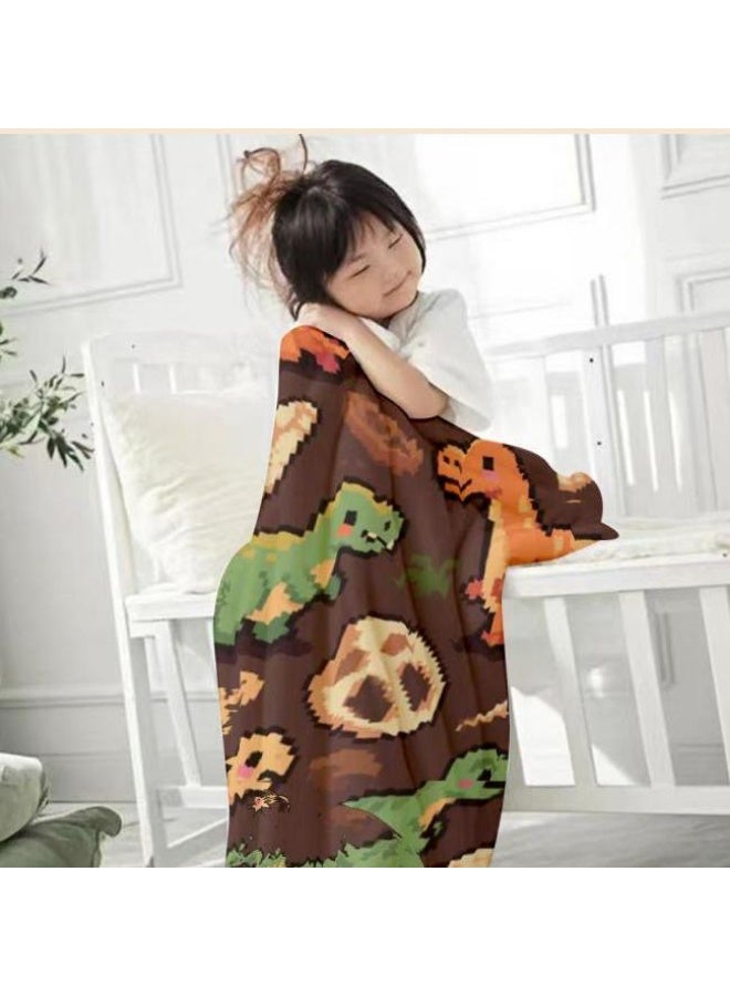 general Children's or student cartoon flannel thin blanket (warm and comfortable, suitable for sleep, games) 100cm*150cm - 502 - Image 3