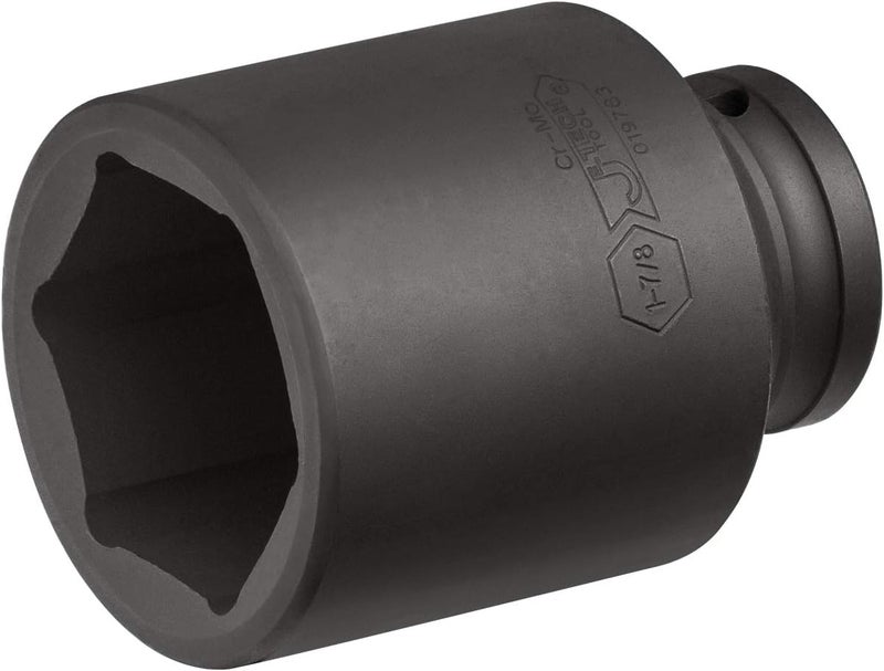 Jetech 3/4 Inch Drive 1-7/8 Inch Deep Impact Socket, Made with Heat-Treated Chrome Molybdenum Alloy Steel, 6-Point Design, SAE - Image 1