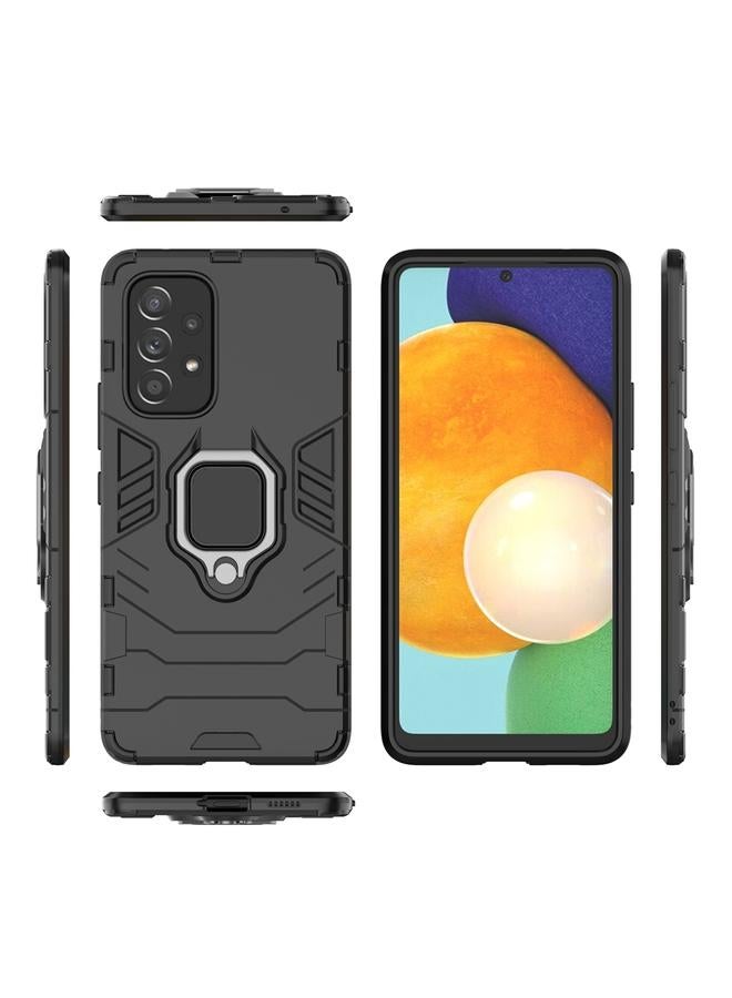 S-TOP Case For Samsung Galaxy A53 5G PC + TPU Phone Case with Magnetic Ring Holder - Image 3