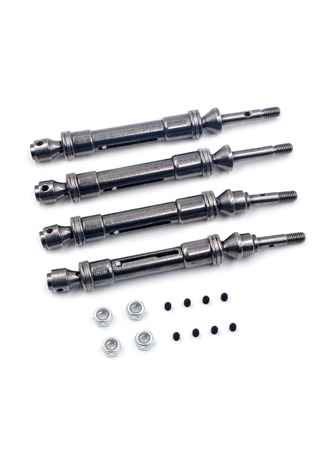TRAXXAS Huanqi 727 Mountain Mouse Short Card Accessories SLASH Dead Mouse CVD Metal Front And Rear Universal Drive Shafts-Color:Front Drive Shaft 2PCs  - Image 2