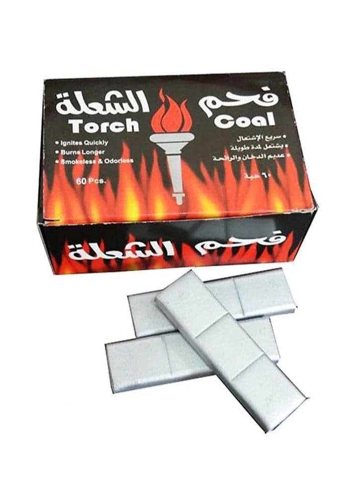 Torch Coal Long Lasting Coal 60 Pieces - Image 1