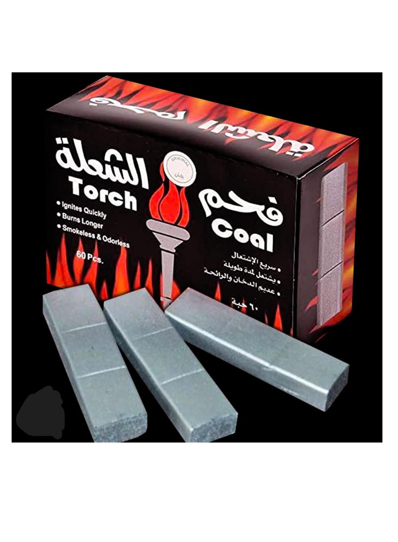 Torch Coal Long Lasting Coal 60 Pieces - Image 3