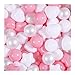 GOGOSO Pink Ball Pit Balls with Star Bals Heart Balls 100  Crushproof Plasticballs for Babies Toddlers Kids Children for 1 2 3 4 5 Years Old5 Colors215inches - Image 4