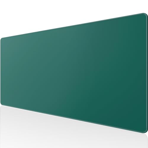 KTRIO Large Gaming Mouse Pad with Stitched Edges, Extended Mousepad with Superior Micro-Weave Cloth, Non-Slip Base, Water Resist Keyboard Pad for Gamer, Office & Home, 31.5x15.7in, Forest Green - Image 1