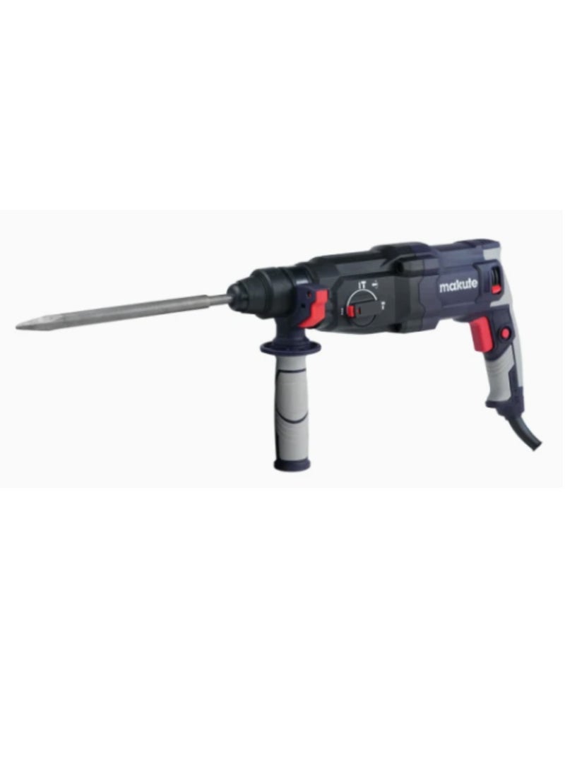 makute Makute 900W Electric Hammer Drill 900rpm 26mm Chuck Size Variable Speed 360° Rotatable Handle  Adjustable Drill Head for Home and Professional Construction Tasks (HD900)  - Image 1