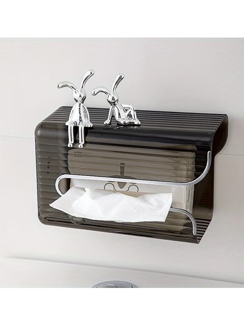 2-Piece Set of Whimsical Sitting Rabbit Car Decorations - Adorable Long-Legged Design, Center Console Decoration, and Personalized Interior Ornaments for a Fun and Playful Car Interior - Image 2