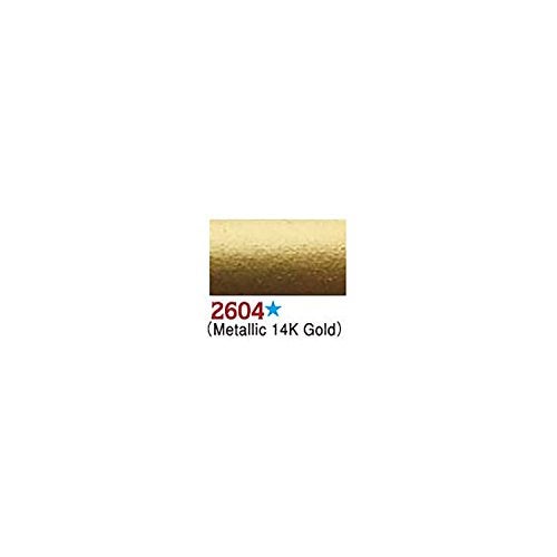 Delta Creative Ceramcoat Metallic and Pearl Acrylic Paint in Assorted Colors (2 oz), 2604, Metallic 14k Gold - Image 2