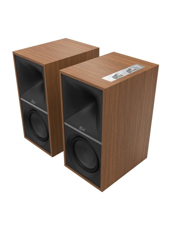 Klipsch The Sevens Heritage Inspired (Pair) Powered Speakers - Walnut - Image 4
