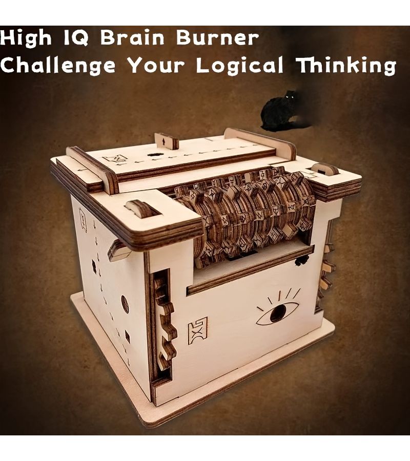 Quantum Physics Escape Room 3D Puzzle Brain Teaser DIY Yellow Model - Image 5
