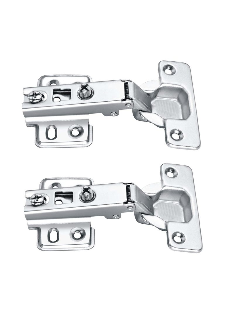 Redwud Redwud Steel Auto Concealed Hinges 0 Degree Full Overlay Cabinet Hinges 2 Pair Pack of 1  - Image 1