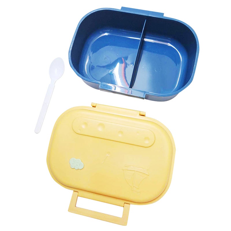Star Babies - 2 Compartment Lunch Box With Spoon - Yellow - Image 3