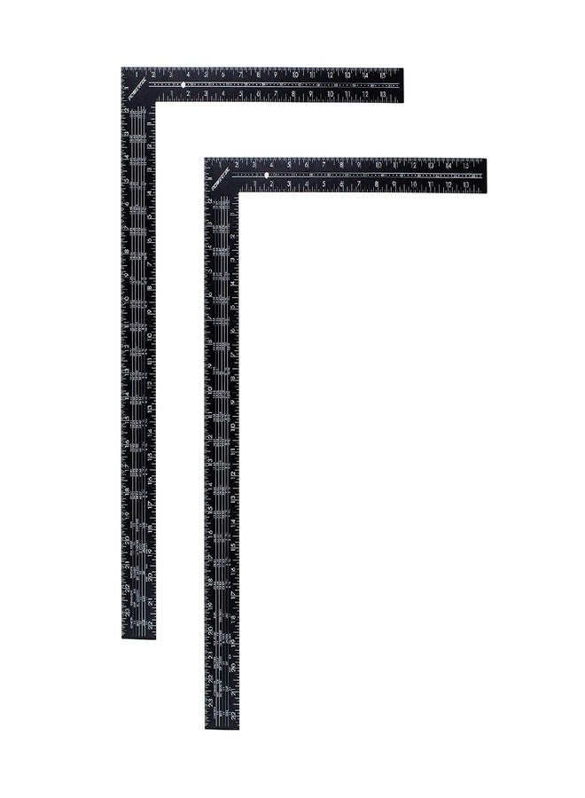 باورتيك مربع تأطير POWERTEC، مربع نجار مقاس 16 بوصة × 24 بوصة مع طاولات رافدة، مربع نجارة للنجار، مقاييس السلالم، البناء، النجارة، عبوة من قطعتين (80008-P2) - Image 1