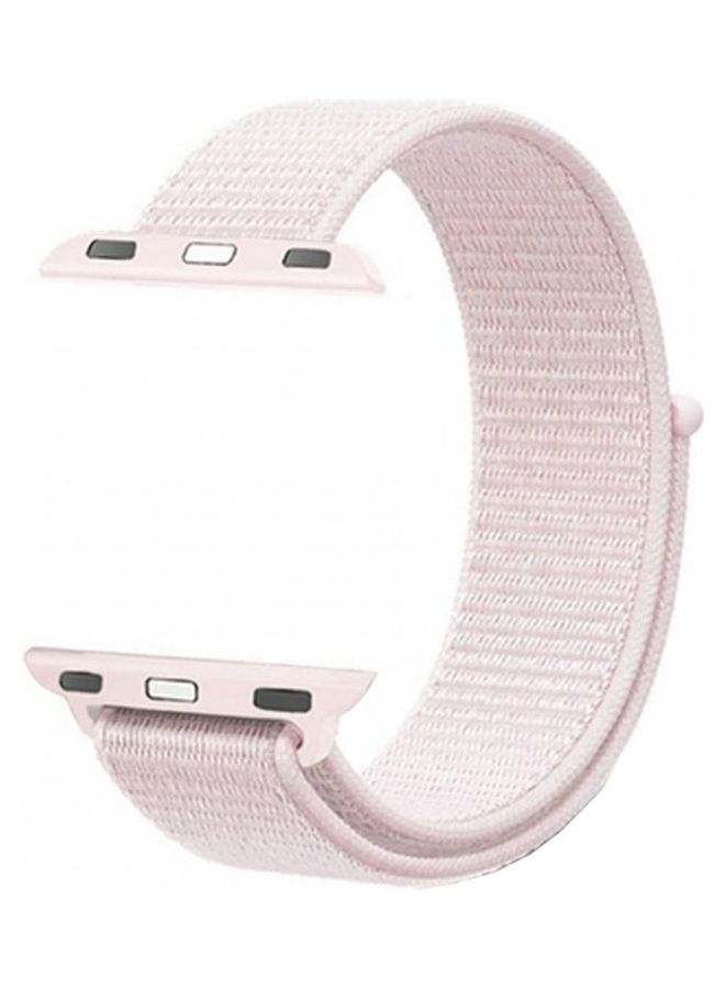 HuHa Replacement Strap Watchband For Apple Watch Series 7 41mm / 6 / SE / 5 / 4 40mm / 3 / 2 / 1 38mm Pink - Image 1