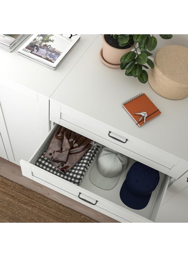 زبون واجهة درج، أبيض، 60×20 سم - Image 4