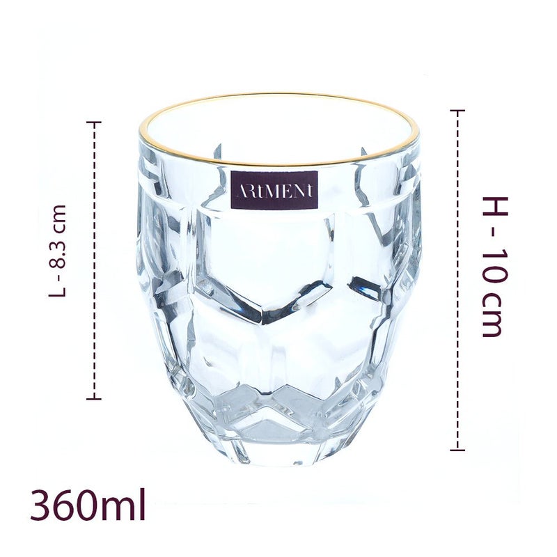 Artment RadiantRim Whiskey Glasses Set of 4 - Image 4