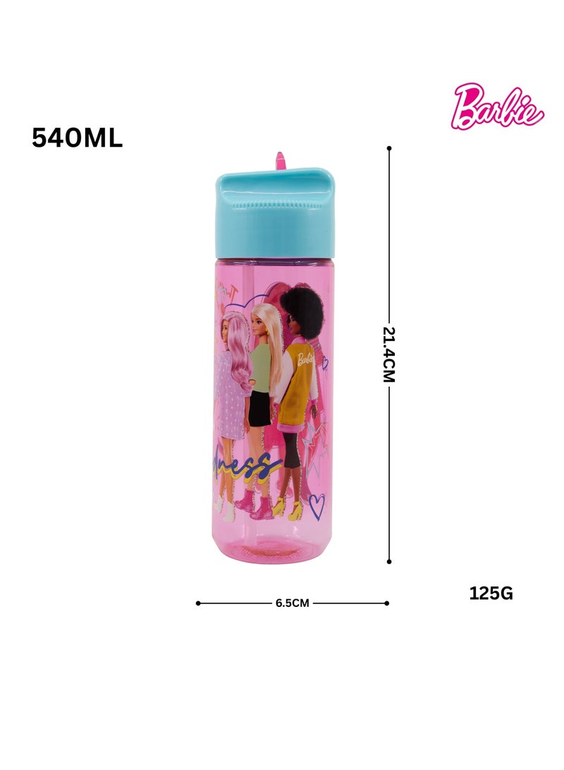 STOR WATER BOTTLE TRITAN  HYDRO 540 ML BARBIE BB22 - Image 2