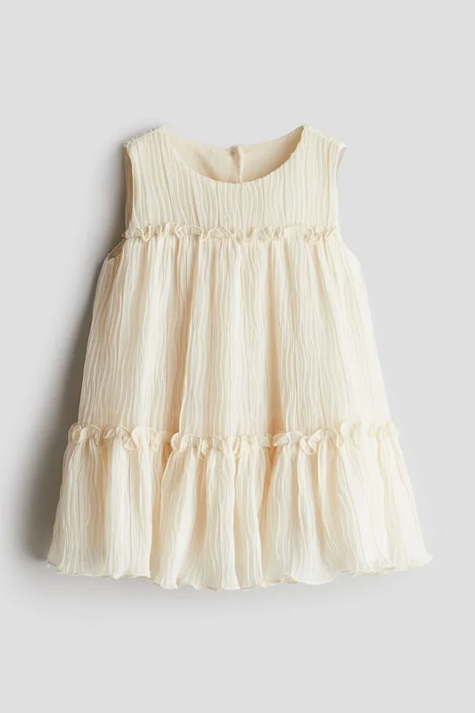 H&M Crinkled chiffon dress