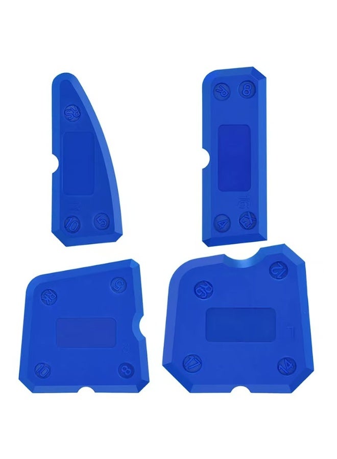 Multi-Function Silicone Sealant Applicator, Scraping Board 4pcs Set, Caulking Tool, Home Improvement Essentials, Manual Operation, No Electricity Needed, Easy Application, Durable Construction, DIY Enthusiasts