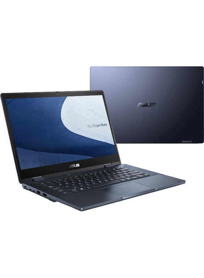 ASUS (Upgraded Version) ExpertBook B3 Flip Business Laptop With 14-Inch Full HD Display,Core i7-1355U Processor/16GB RAM/512GB SSD/Intel Iris XE Graphics/Windows 11 Pro English Black English Black - Image 2