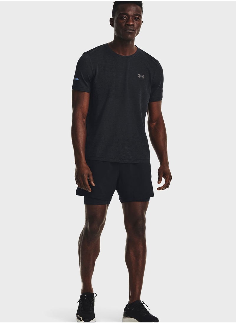 UNDER ARMOUR - Seamless Stride T-shirt - Image 1
