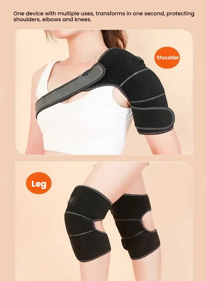general Smart heater shoulder guard USB power supply hot compress knee warm and moisture removal knee pad device - Image 4