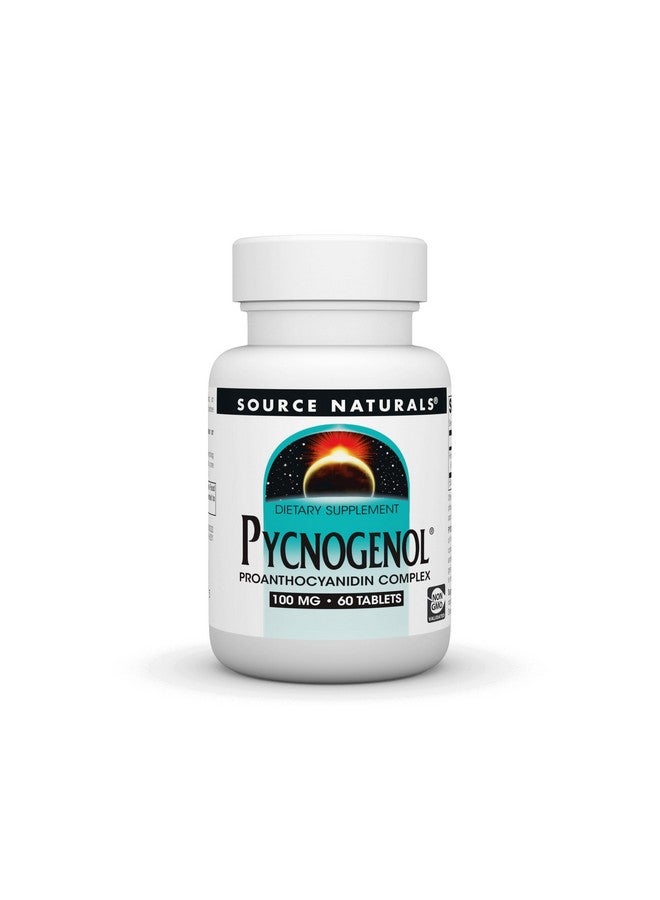 سورس ناتشورالز Source Naturals Pycnogenol 100 mg Proanthocyanidin Complex - 60 قرصًا - Image 1