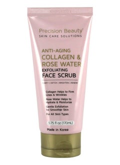 Precision Beauty Anti Aging Collagen And Rose Water Exfoliating Face Scrub  - Image 1