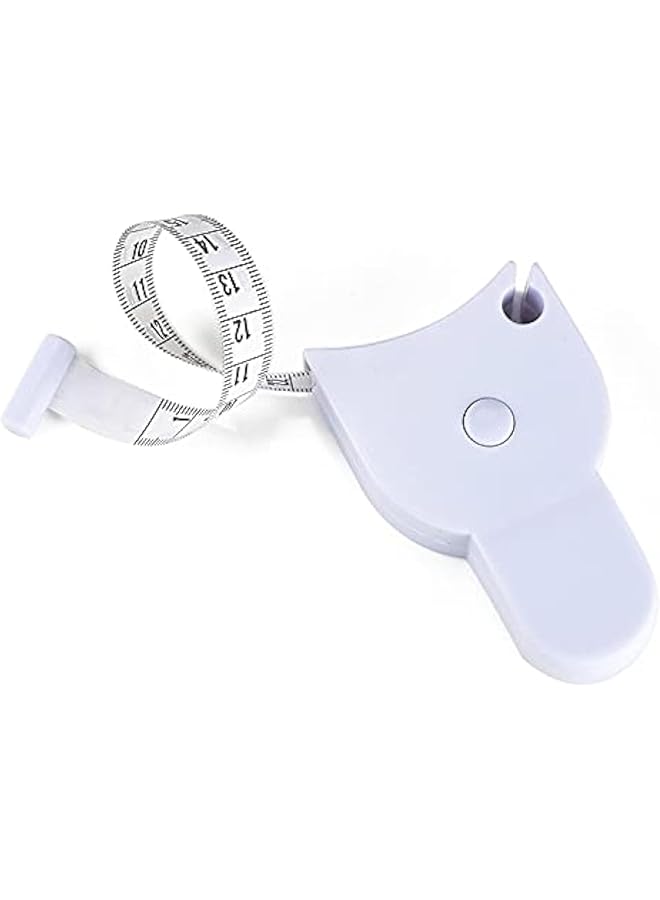 PROMASS 60 Inch Automatic Telescopic Tape Measure - Retractable Measuring Tape for Body: Waist, Hip, Bust, Arms, and More