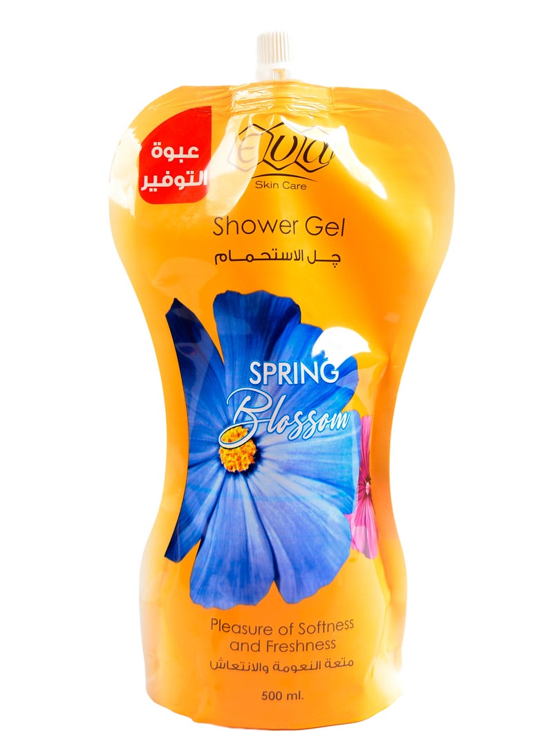 Eva Eva Skin Care Shower Gel Pouch Spring Blossom 500 Ml  - Image 2