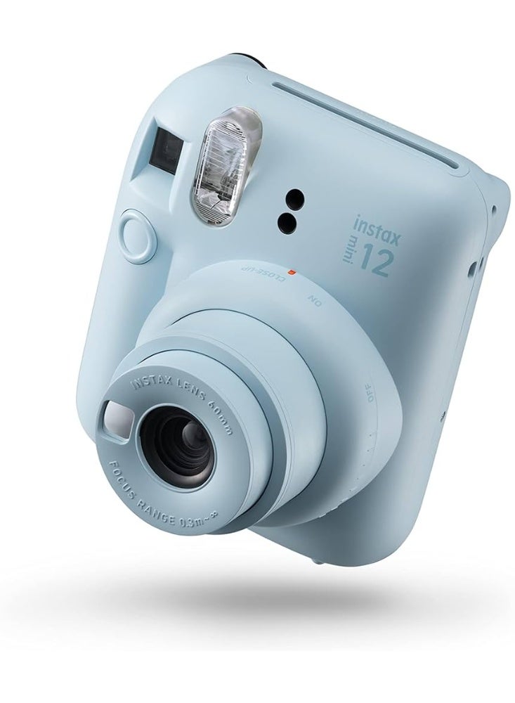 Instax Mini 12 Christmas Gift Box – Blue Instant Mini 12 Camera with Brown Case, White Mini Film, Photo Frame, Pegs and Batteries – Perfect Christmas Gift for Kids, Teens, and Adults - Image 4