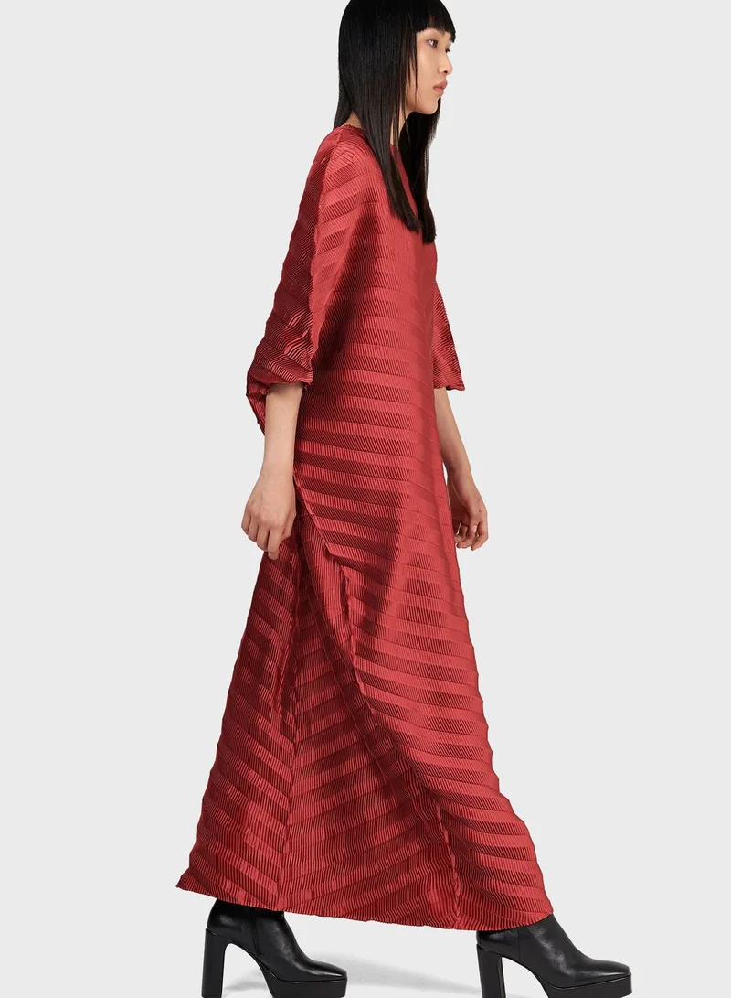 leem Boat Neck Kaftan