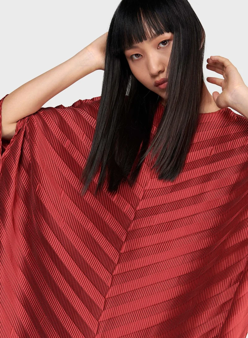 leem Boat Neck Kaftan