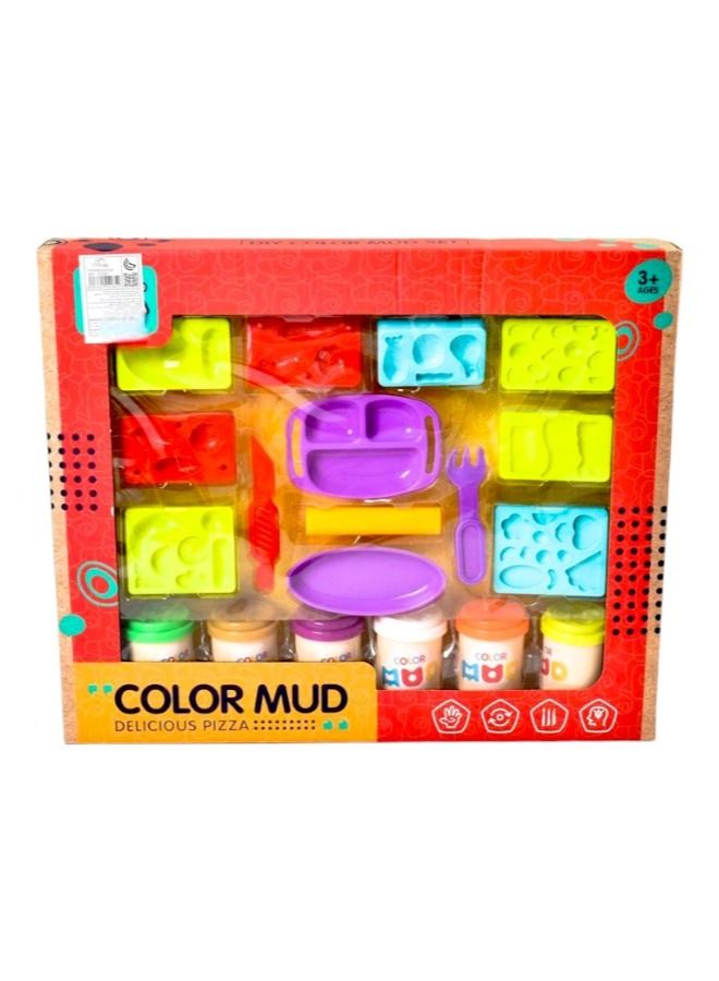 Rally DIY Pizz Color Mud Play Dough Set For Kids