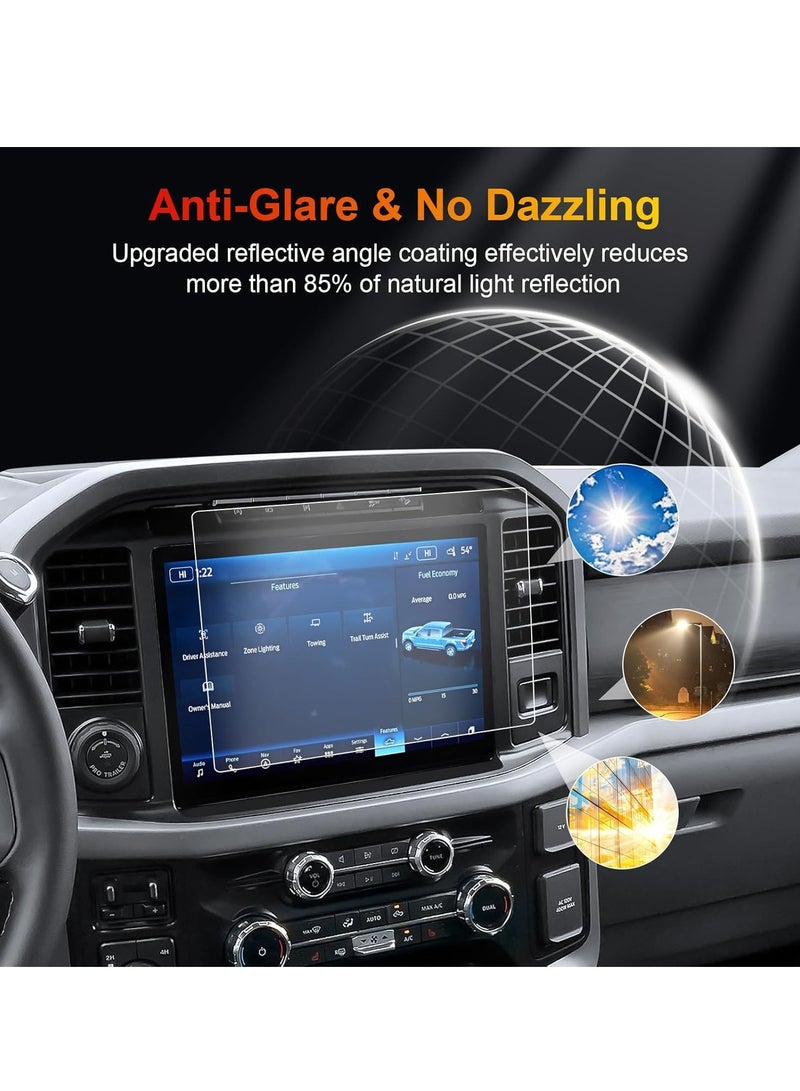 Oasisgalore Screen Protector for Ford F-150 2021 2022 2023 2024 2025 SYNC4 12 Inch Touchscreen Tempered Glass Screen Protector，9H Hardness, HD Anti-Scratch - Image 2